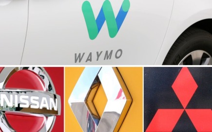 Waymo, Renault, Nissan, Mitsubishi