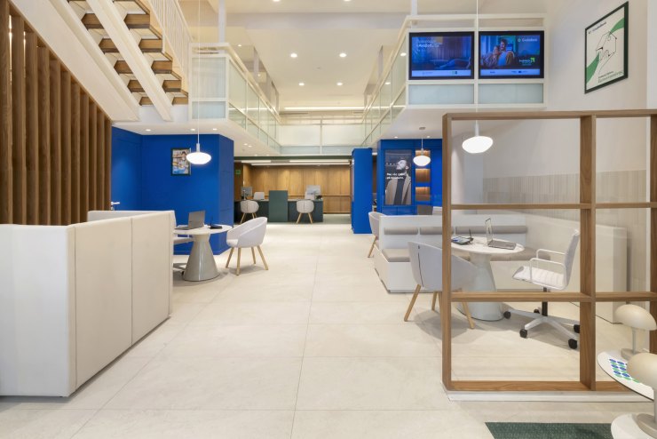 Credia Bank Σκουφά, εσωτερικό καταστήματος