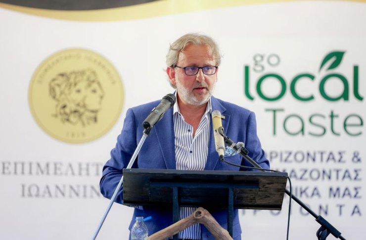 O πρόεδρος του Επιμελητηρίου Ιωαννίνων Σπύρος Μπέκας 
