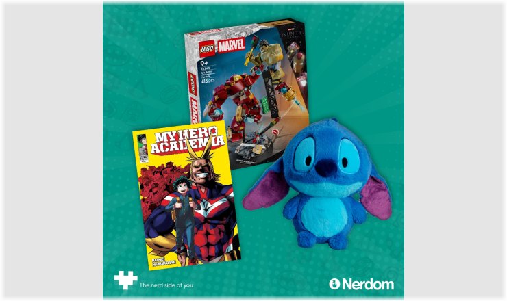 Nerdom, Marvel, Lego, comics
