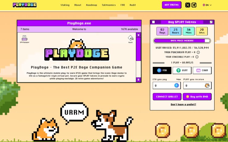 Playdoge presale