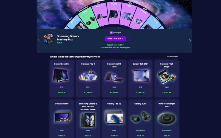 Samsung Galaxy Mystery Box