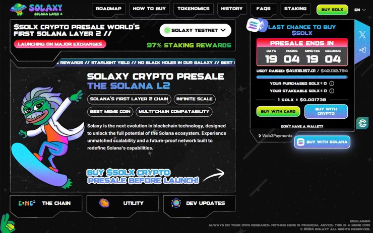 Solaxy presale