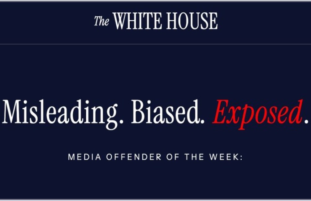 Ο Λευκός Οίκος εγκαινίασε σελίδα "Media Offender of the Week", στοχοποιεί μεγάλα ΜΜΕ