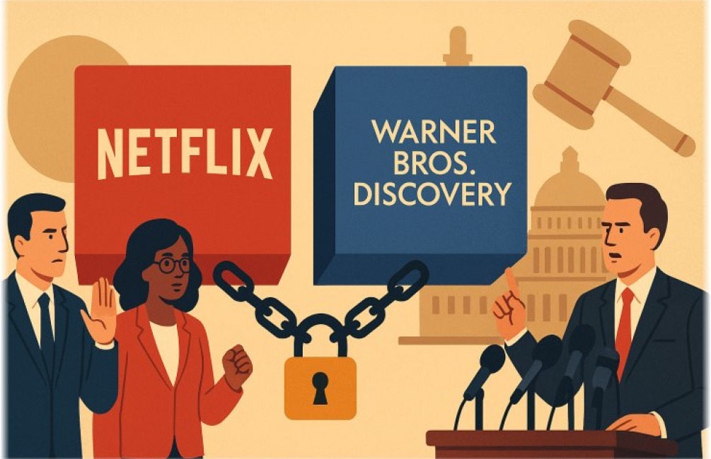 Το ρίσκο του Netflix: Η εξαγορά της Warner φέρνει πολιτικό και ρυθμιστικό συναγερμό