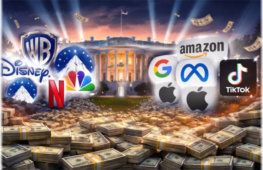 Πυρετός lobbying: Πόσα ξοδεύουν στούντιο του Χόλιγουντ και Big Tech στην Ουάσιγκτον
