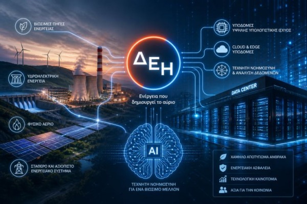Η νέα γεωοικονομία της ενέργειας και της AI – με τη ΔΕΗ στο κάδρο
