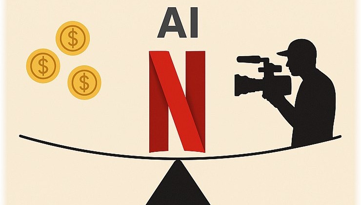 Netflix: "Σε τεντωμένο σχοινί" μεταξύ επενδυτών και δημιουργών για την τεχνητή νοημοσύνη