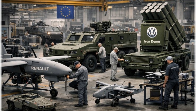 Η ευρωπαϊκή αυτοκινητοβιομηχανία κάνει στροφή στην άμυνα - Γνώριμη, αλλά αμφιλεγόμενη