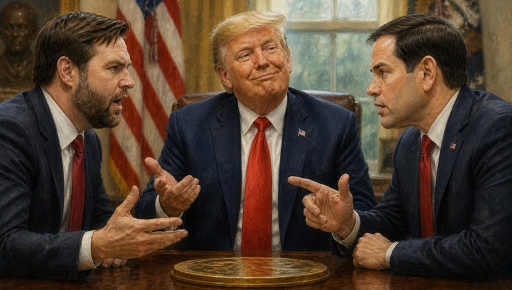 Βανς ή Ρούμπιο; Η σιωπηλή κούρσα διαδοχής γύρω από τον Τραμπ