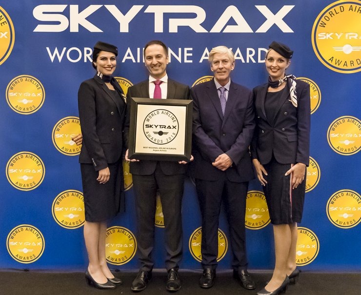Aegean βράβευση Skytrax Awards