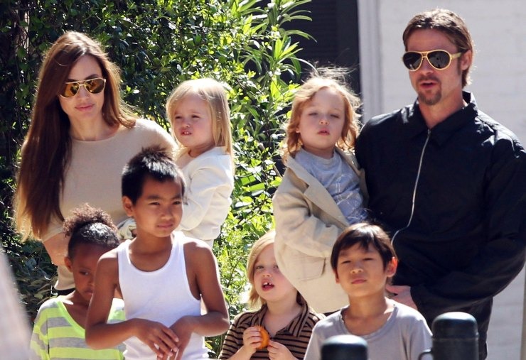 Brad Pitt, Angelina Jolie, παιδιά