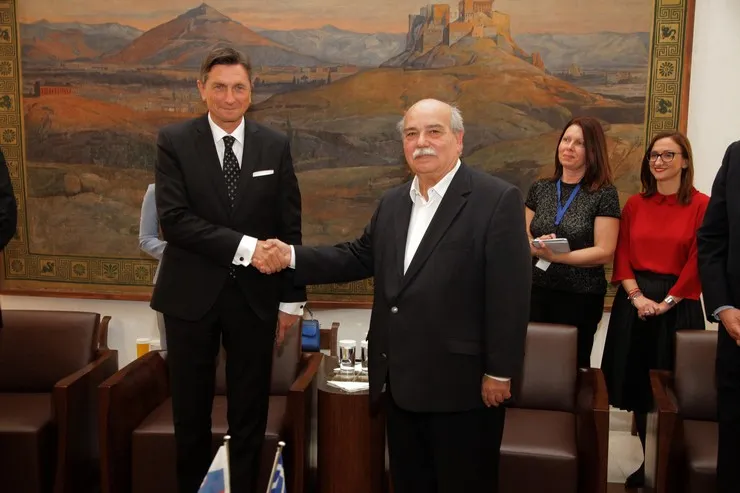 Συνάντηση Βούτση με τον Πρόεδρο της Σλοβενίας