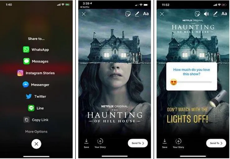 Ανεβάστε από το Netflix την αγαπημένη σας ταινία στα Instagram Stories