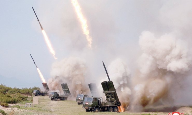 Εκτοξευτήρα πολλαπλών πυραύλων δοκίμασε η Βόρεια Κορέα