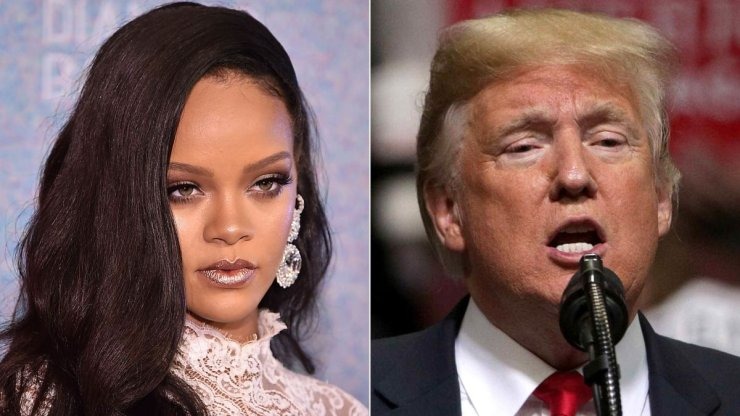 Rihanna, Donald Trump