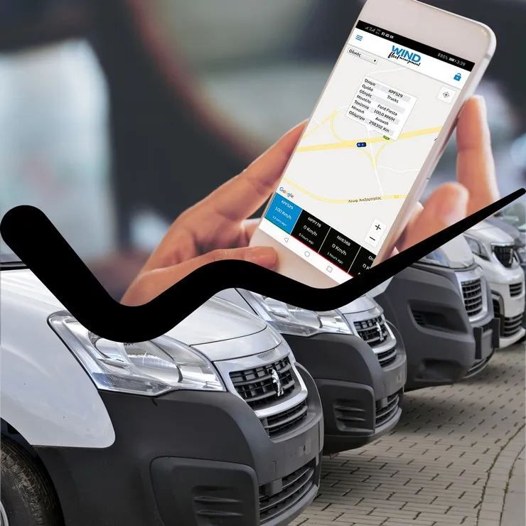 Το WIND Fleet Management App προφέρει τον απόλυτο έλεγχο των εταιρικών οχημάτων σε πραγματικό χρόνο