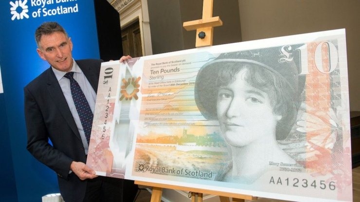 "Ιστός της Φύσης": τα νέα χαρτονομίσματα από τη Royal Bank of Scotland