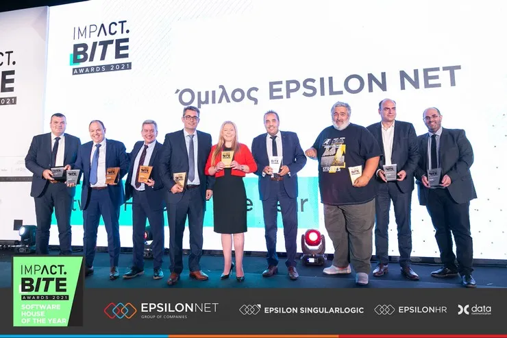 Software House of The Year o Όμιλος Epsilon Net στα φετινά IMPACT BITE Awards!