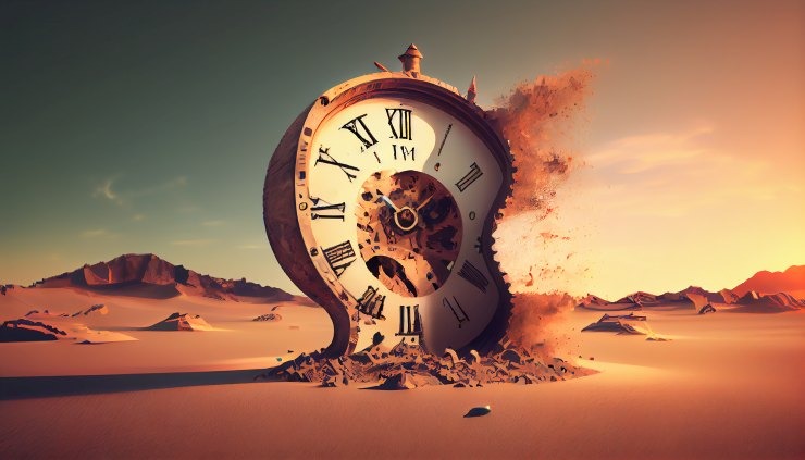 Χρόνος - Time, Image by vecstock on Freepik.com