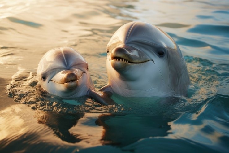 Δελφίνια, Dolphins - Image by freepik.com