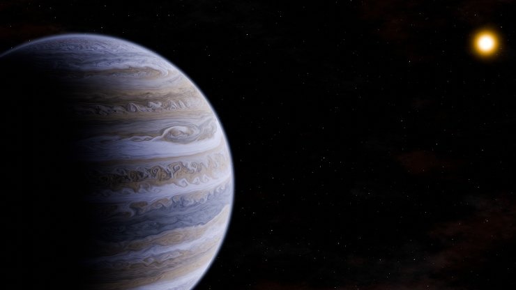 Καλλιτεχνική απεικόνιση του εξωπλανήτη. CREDIT: T. MÜLLER (MPIA/HDA)