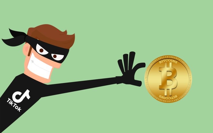 TikTok απάτη crypto