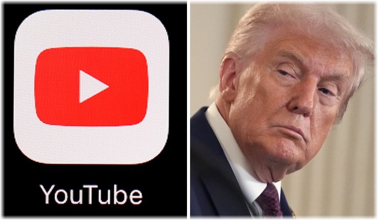 YouTube: Αποζημίωση $24,5 εκατ. στον Τραμπ για την αναστολή του λογαριασμού του