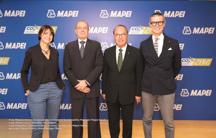 Mapei Hellas: Επενδύσεις σε παραγωγή και εξαγωγές με αιχμή τα “πράσινα” προϊόντα