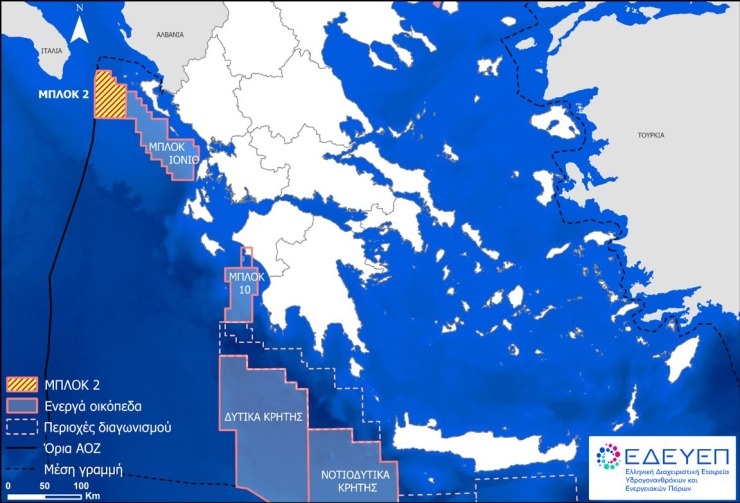 Η Exxon Mobil στο οικόπεδο 2 στο Ιόνιο - Πιθανοί πόροι 200 δισ. κυβικων μέτρων