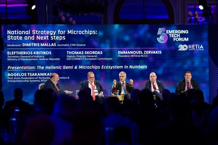 Τσακανίκας/ΕΜΠ: Πάνω από 800 εκατ. ευρώ το 2025 στο ΑΕΠ ο τομέας των ημιαγωγών