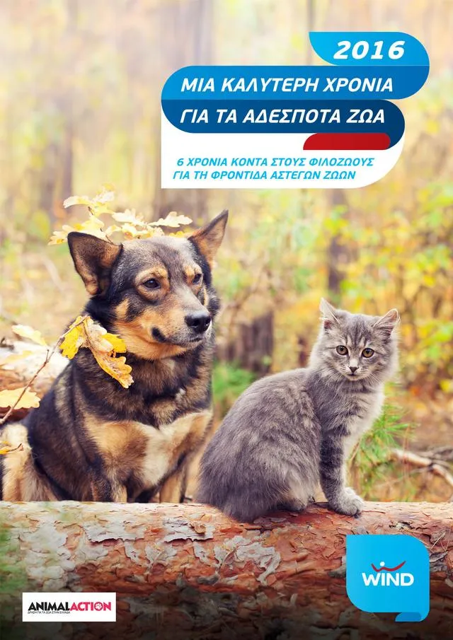 Το 2016 μια καλύτερη χρονιά για τα αδέσποτα ζώα