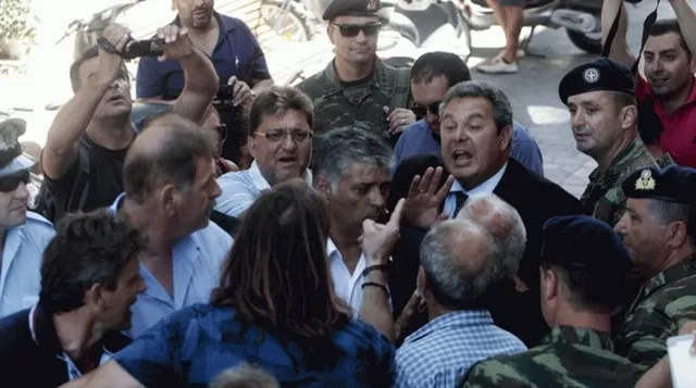 Φρούριο η Κως λόγω της άφιξης Καμμένου
