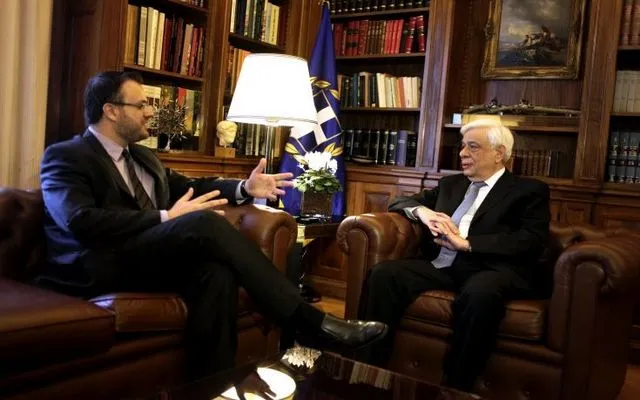 Συνάντηση Παυλόπουλου με Θεοχαρόπουλο