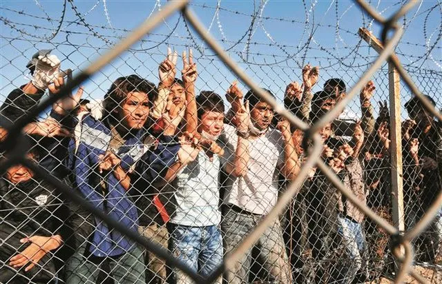 Μυτιλήνη: Διαμαρτυρία μεταναστών για τις απελάσεις στην Τουρκία