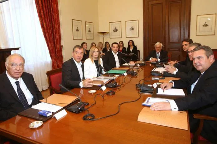 Το κοινό ανακοινωθέν των πολιτικών αρχηγών