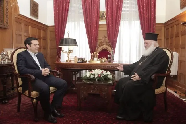 Συνάντηση Τσίπρα με τον αρχιεπίσκοπο Ιερώνυμο
