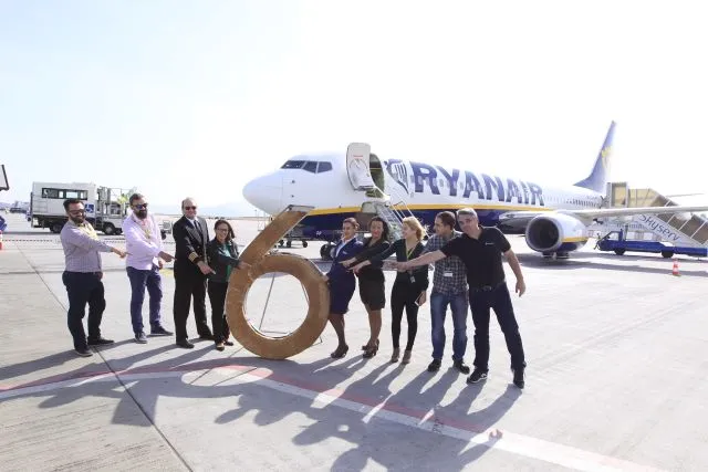 Η Ryanair γιόρτασε 6 εκ. επιβάτες στον ΔΑΑ