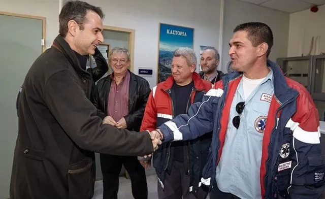 Επίσκεψη Κ. Μητσοτάκη στο ΕΚΑΒ