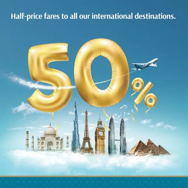 Εκπτωση 50% σε πτήσεις της προσφέρει η Oman Air