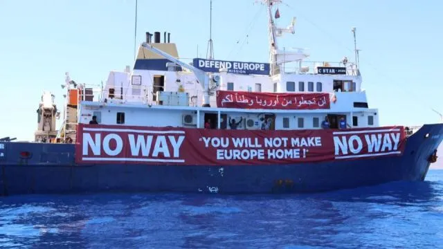 Το μισθωμένο από ακροδεξιούς C-Star αρνήθηκε βοήθεια από γερμανική ΜΚΟ