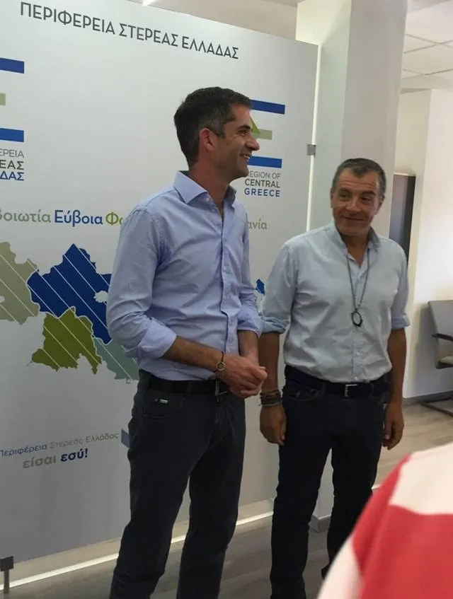 Συνάντηση Μπακογιάννη - Θεοδωράκη