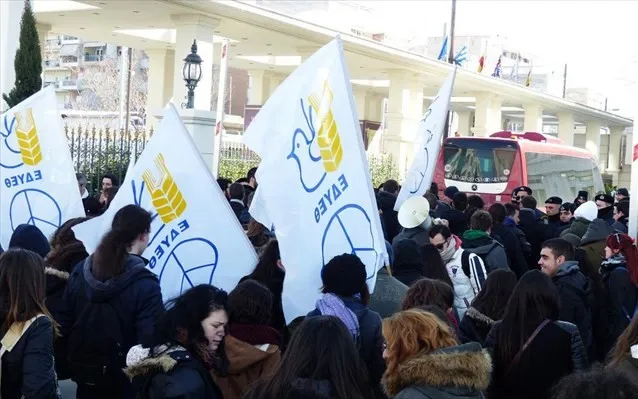 Πορεία ειρήνης από την ΕΔΥΕΘ στη Θεσσαλονίκη