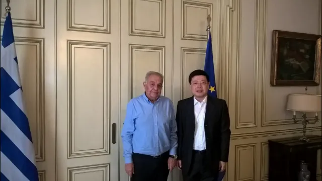 H ενίσχυση των διμερών σχέσεων στη συνάντηση Φλαμπουράρη-Xiaoli