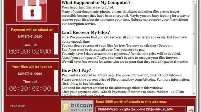 WannaCry: Κακόβουλο λογισμικό που κλειδώνει αρχεία και ζητάει λύτρα