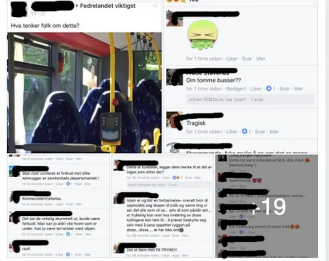 Νορβηγία: Ξενοφοβικοί μπερδεύουν θέσεις λεωφορείου με μουσουλμάνες