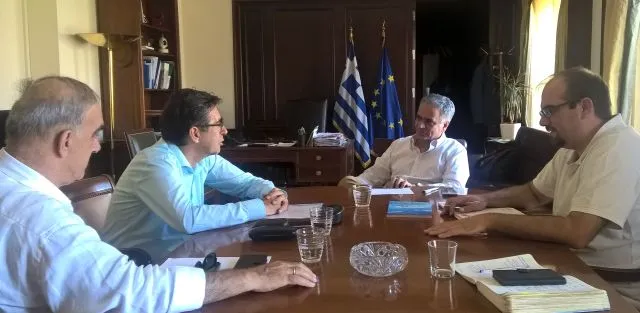 Συνάντηση του Υπουργού Εσωτερικών με τον Δήμαρχο Μεγαλόπολης