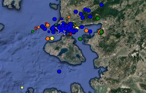 Δεκάδες σεισμικές δονήσεις στη Λέσβο