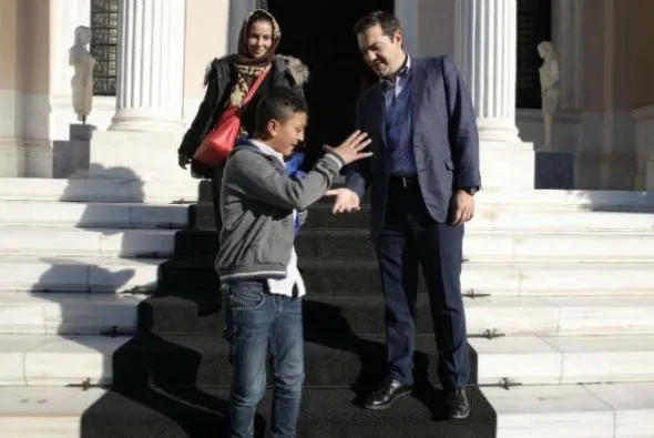 Στο Μαξίμου ο μικρός Αμίρ