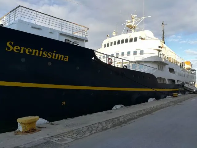 Το πρώτο κρουαζιερόπλοιο της φετινής σεζόν υποδέχθηκε σήμερα η Θεσσαλονίκη